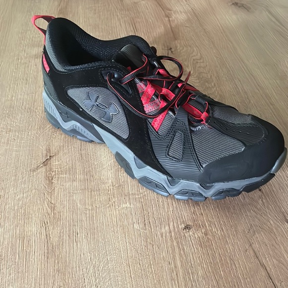 Under Armour Shoes Under Armour Black And Red Mens Trail Running